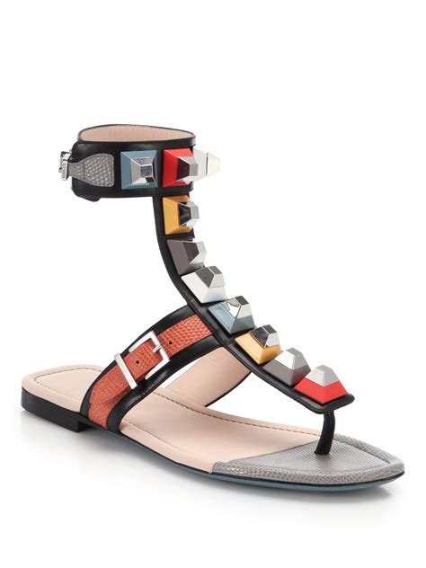 fendi black flat with pearls|fendi sandals for women.